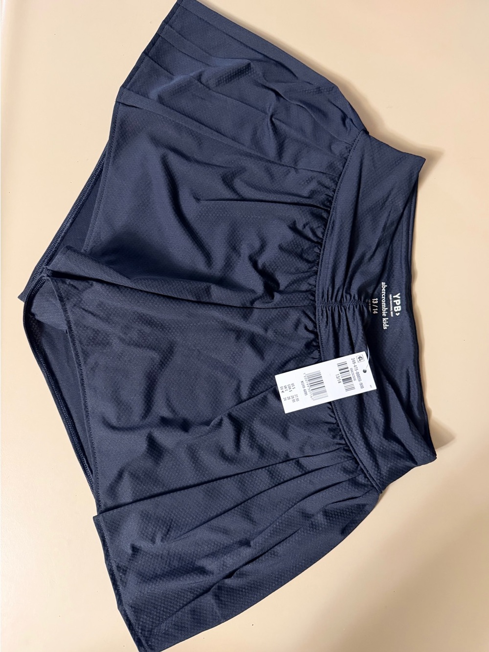 Abercrombie Youth-YPB Black Athletic Skort
